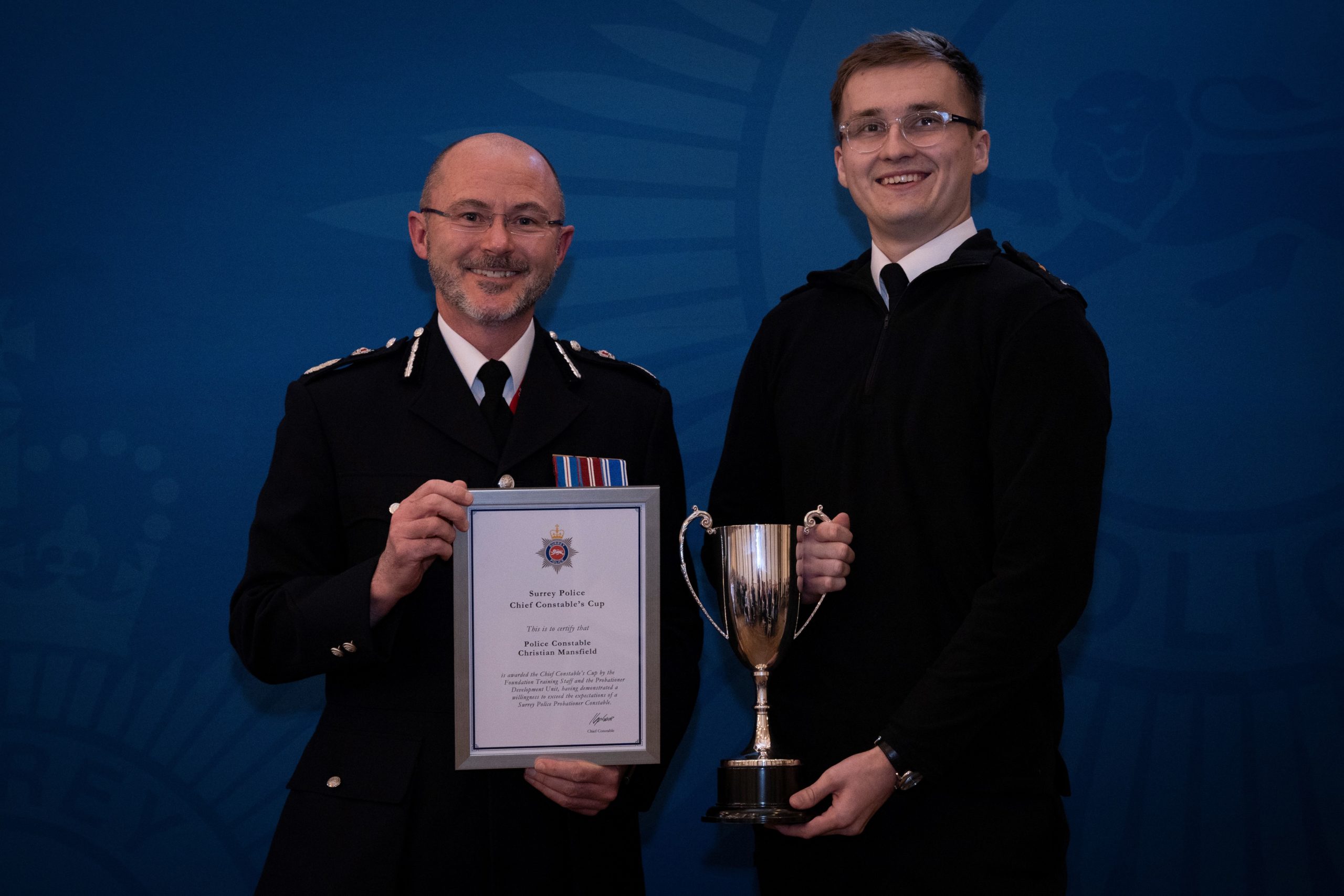 Chief Constable Gavin Stephens and PC Mansfield