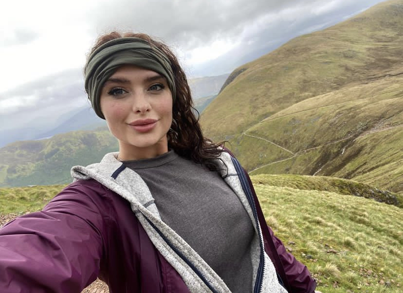 Paige Zima hiking Ben Nevis to raise awareness for men's mental health​