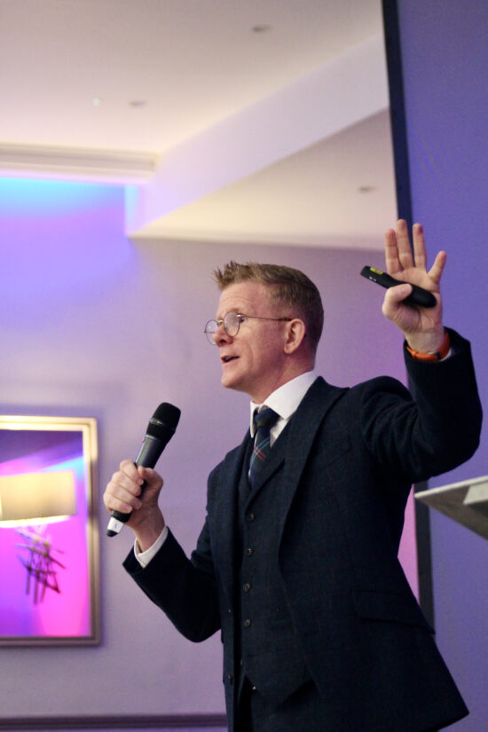 Guest speaker Richard McCann