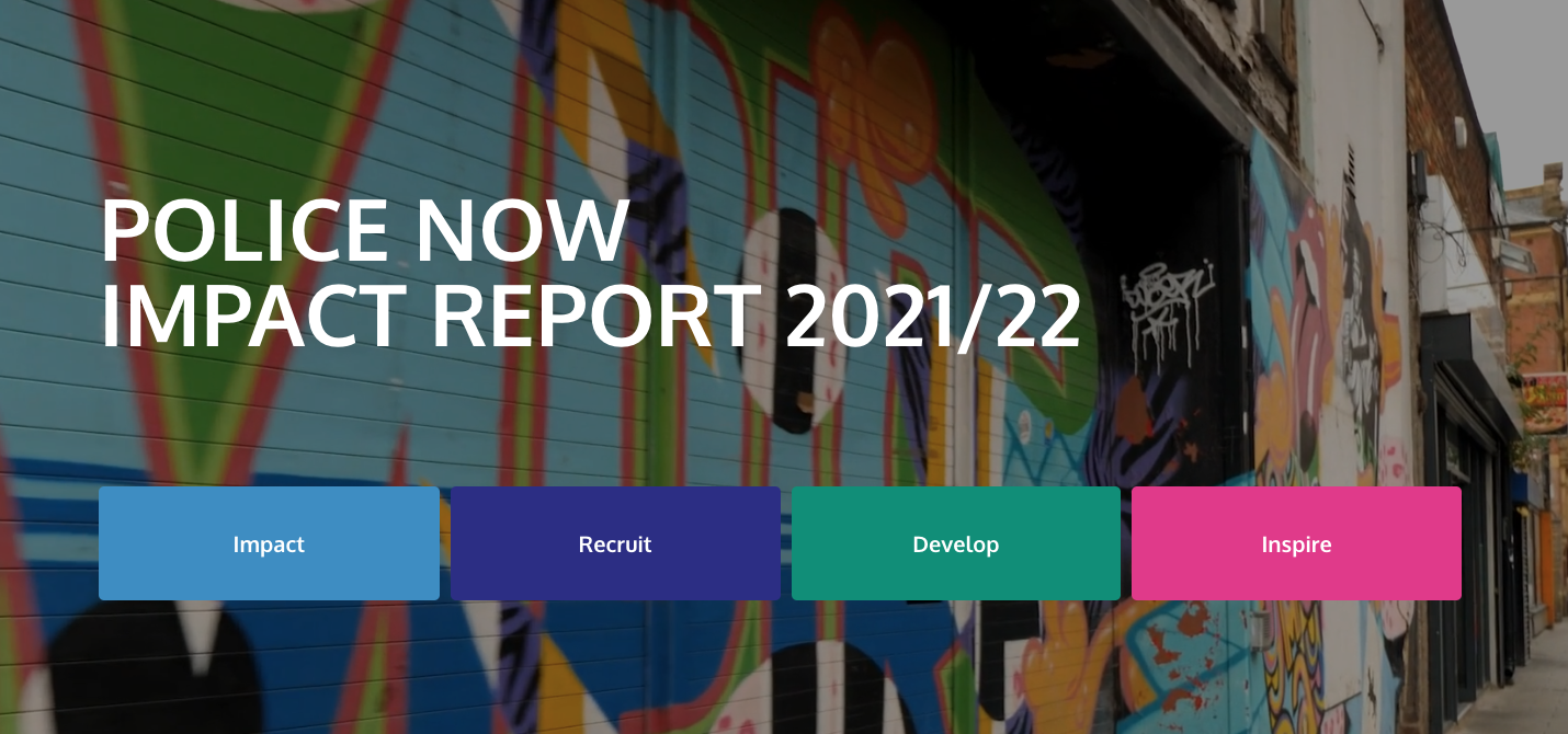 Impact and insights report 2022/2023 -- Inspire | POLICE NOW