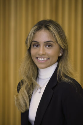 A professional headshot of PC Leigha Ravalia, National Graduate Leadership Programme participant