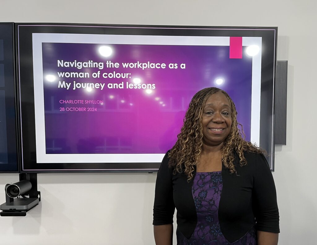 Charlotte Shyllon, published poet, communications & EDI consultant, and former journalist