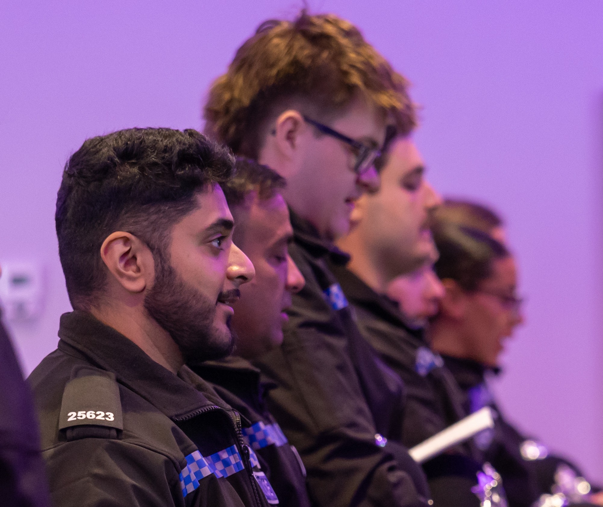 New Police Now officers taking their attestation oath (photo credit CLP Events)